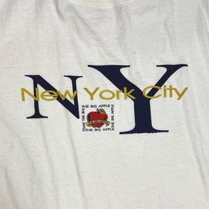 Anvil brand “New York City — The Big Apple” 
graphic tee